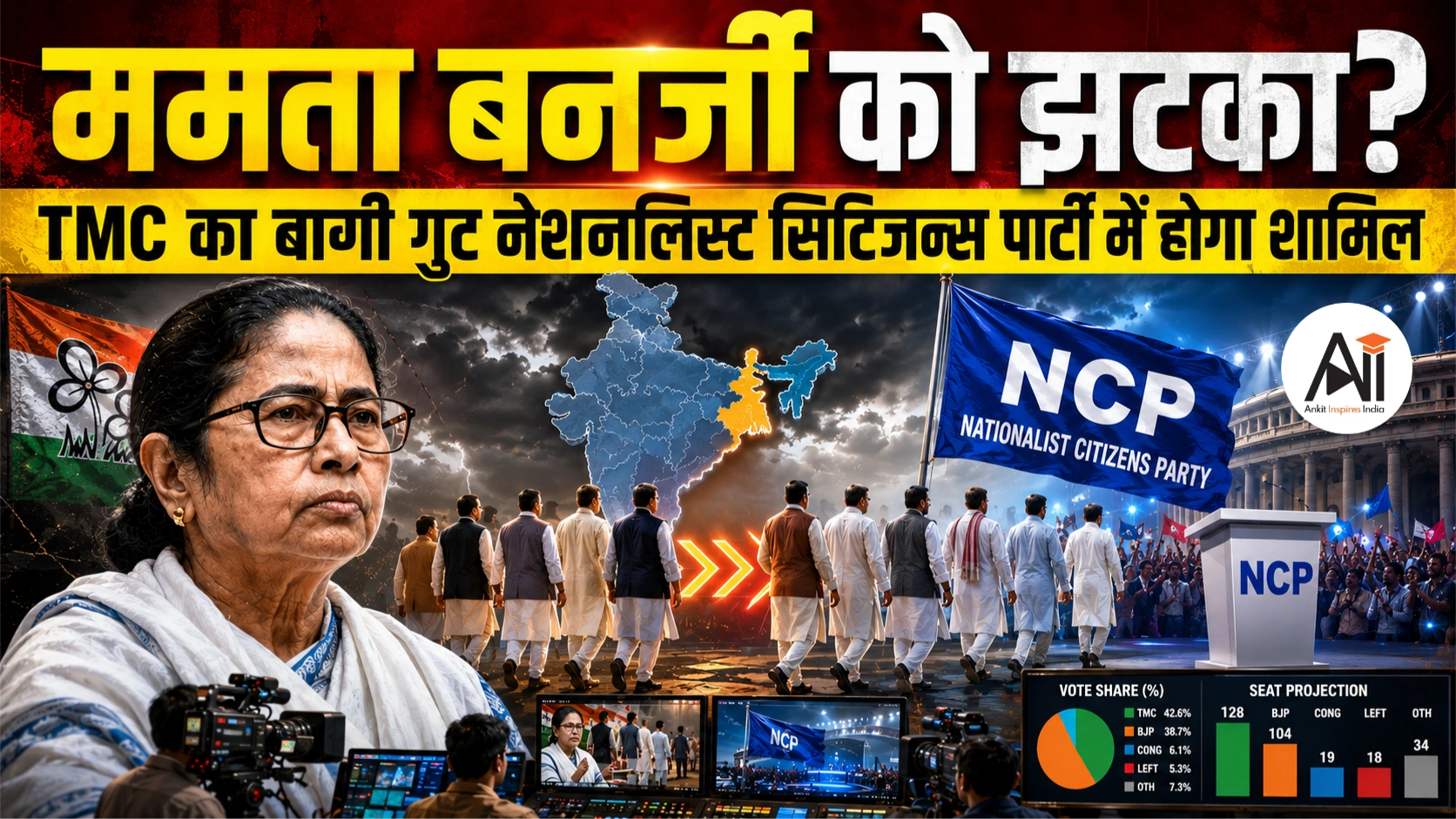 TMC Rebel Group का बड़ा धमाका! 20 सांसदों ने छोड़ा ममता का साथ, NDA को समर्थन देने का ऐलान
