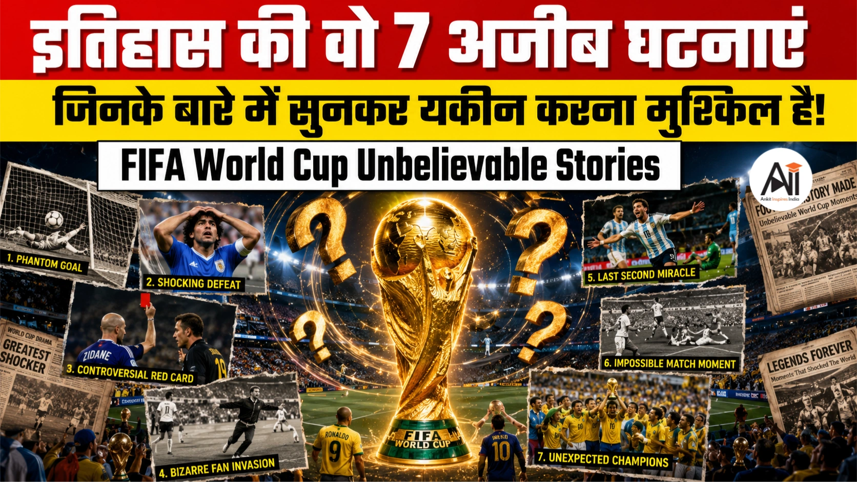 FIFA World Cup Unbelievable Stories: इतिहास की वो 7 अजीब घटनाएं जिनके बारे में सुनकर यकीन करना मुश्किल है!