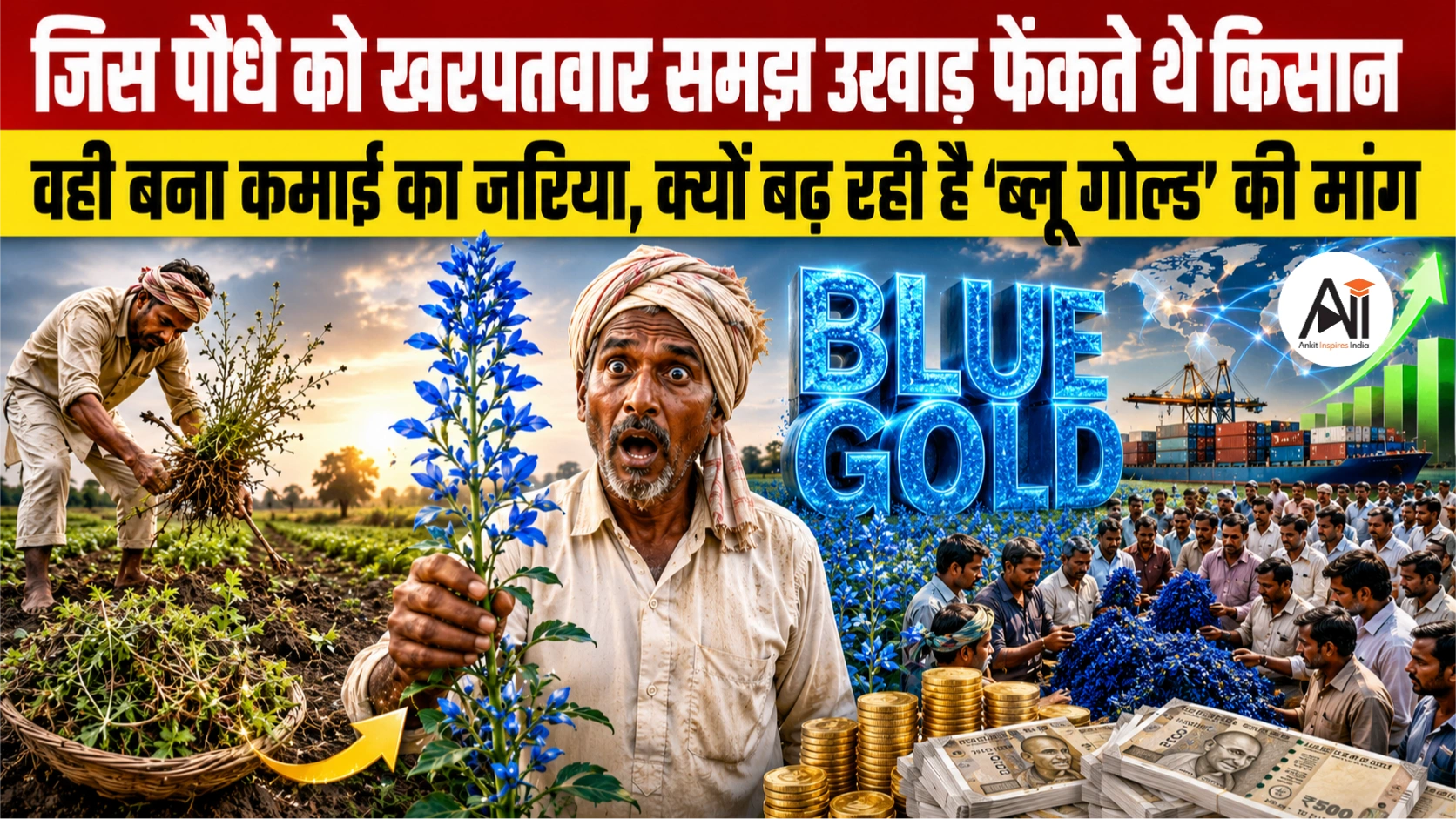 India Blue Gold Beverage Industry: जिस पौधे को खरपतवार समझ उखाड़ फेंकते थे किसान, वही बना कमाई का जरिया, आखिर क्यों बढ़ रही है इस ‘ब्लू गोल्ड’ की मांग?