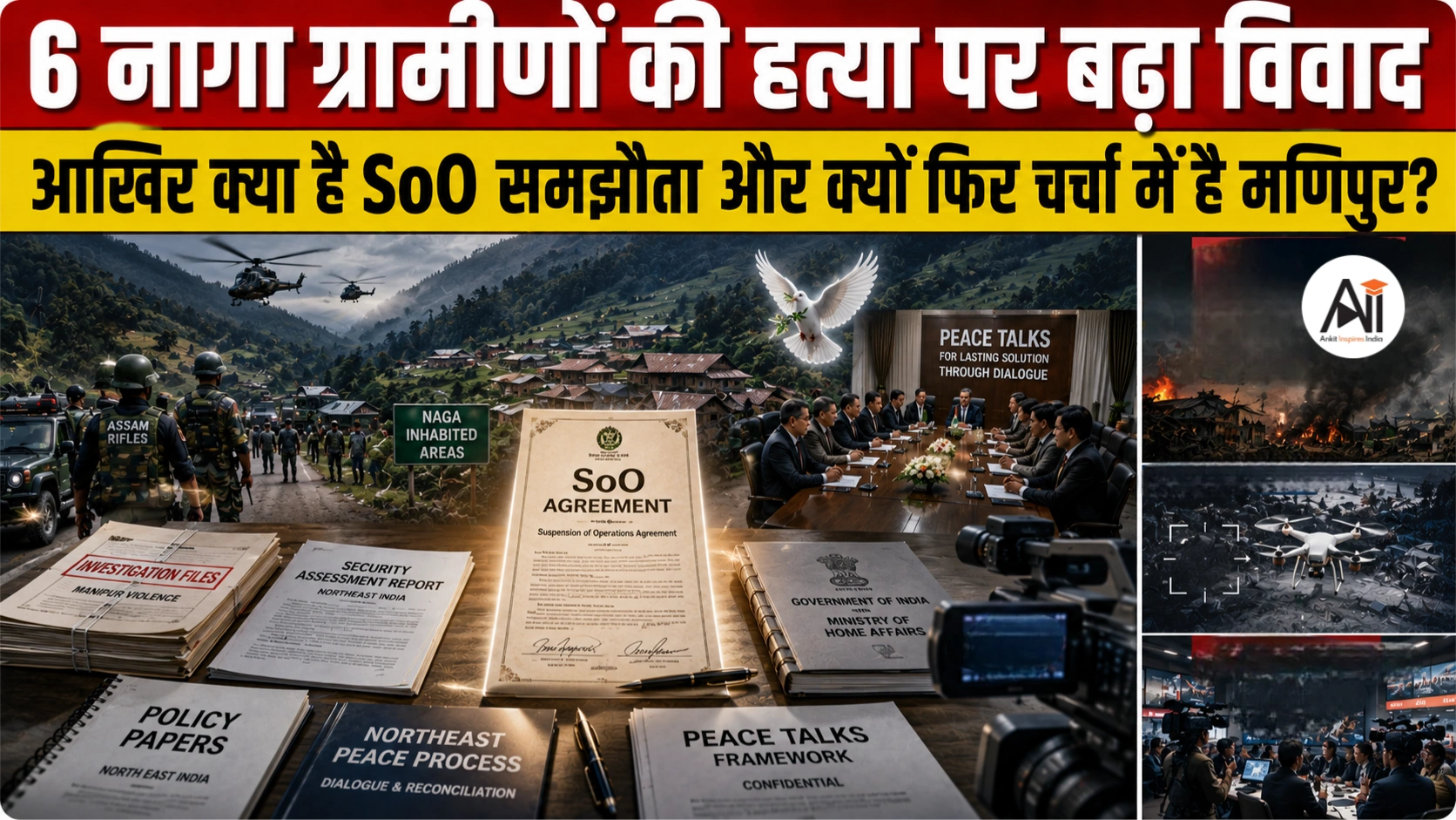 Kuki Group Allegation in Naga Killings: 6 नागा ग्रामीणों की हत्या पर बढ़ा विवाद, आखिर क्या है SoO समझौता और क्यों फिर चर्चा में है मणिपुर?
