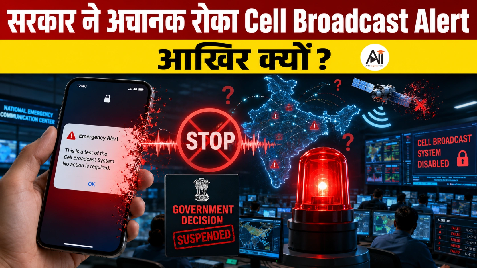 Cell Broadcast Alert Suspended: लॉन्च के सिर्फ एक महीने बाद सरकार ने क्यों रोकी यह नई इमरजेंसी सेवा?