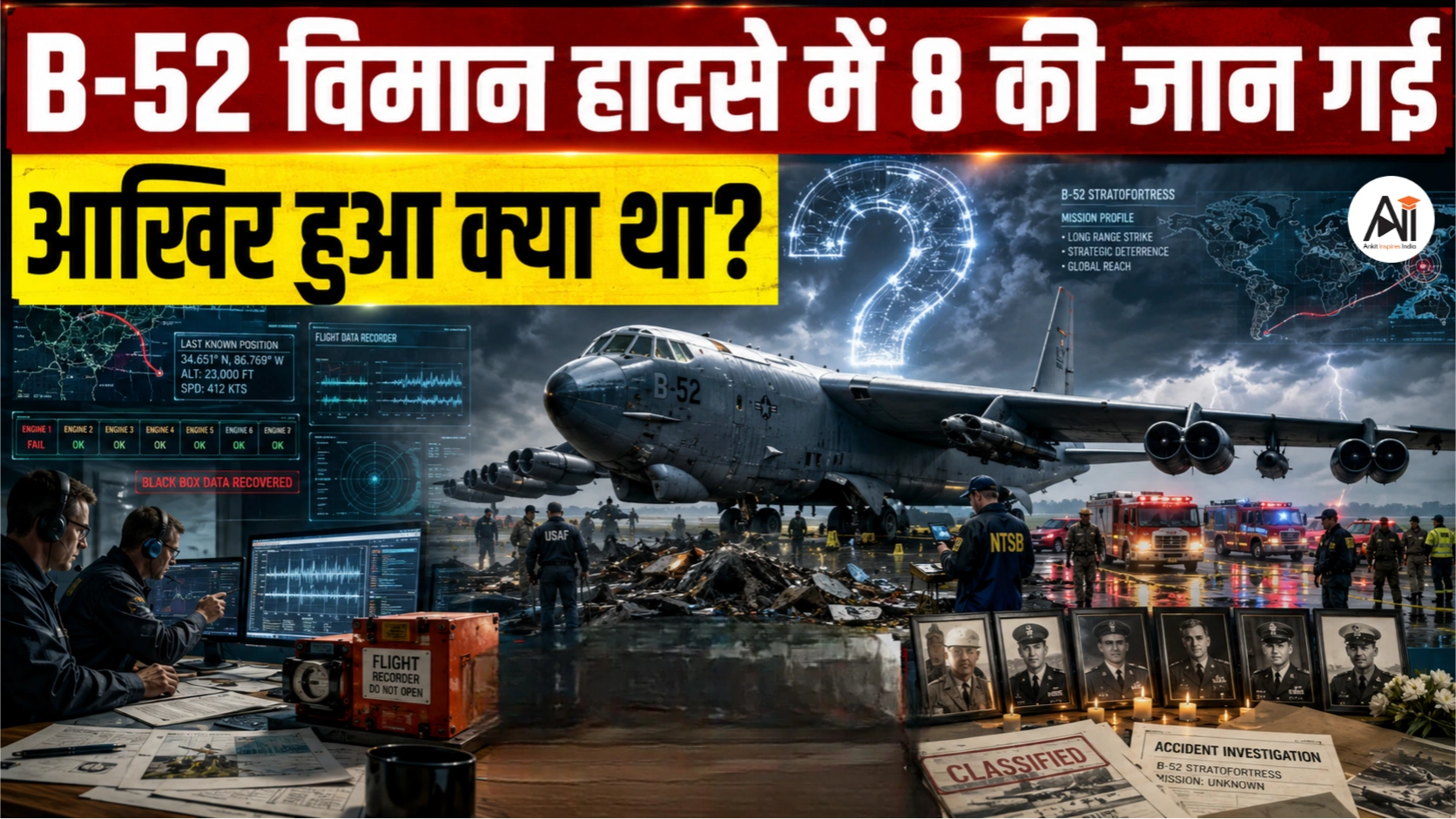 B-52 Aircraft Crash: टेकऑफ के कुछ ही सेकंड बाद क्या हुआ? अमेरिका के सबसे ताकतवर बमवर्षक की दर्दनाक तबाही में 8 की मौत