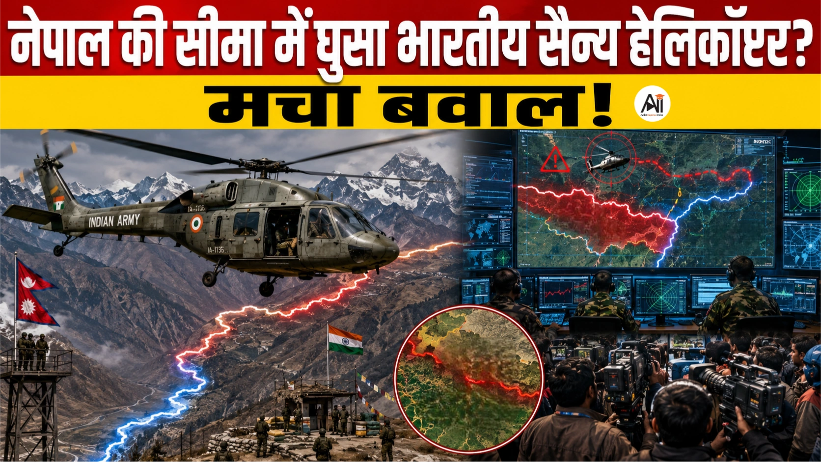 Indian Military Helicopter ने नेपाल की हवाई सीमा क्यों लांघी? Darchula घटना से बढ़ा कूटनीतिक तनाव