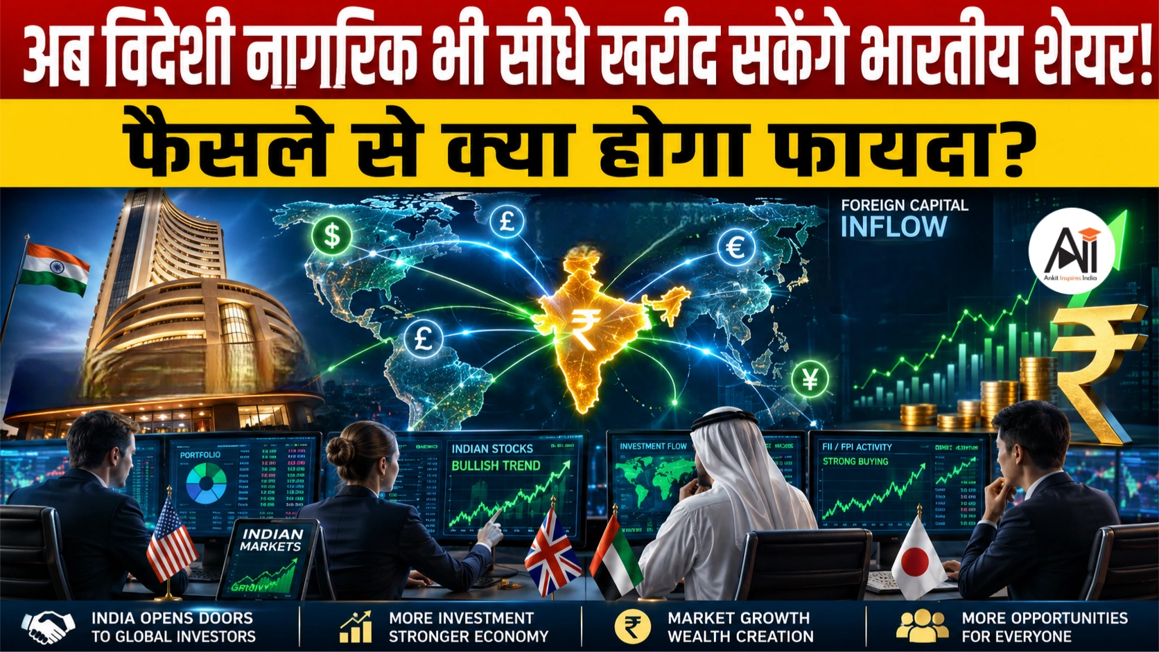 RBI Allows Foreign Investors: अब विदेशी नागरिक भी सीधे खरीद सकेंगे भारतीय शेयर, फैसले से क्या होगा फायदा?