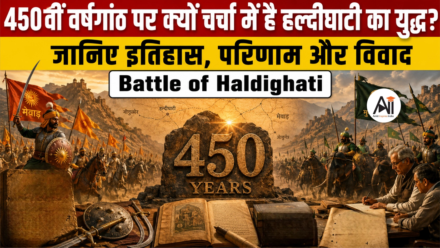 Battle of Haldighati: 450वीं वर्षगांठ पर क्यों चर्चा में है हल्दीघाटी का युद्ध? जानिए इतिहास, परिणाम और विवाद