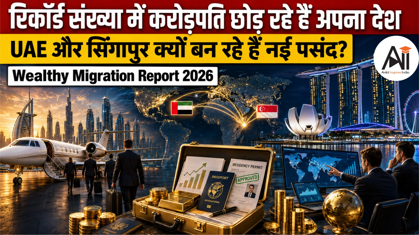 Wealthy Migration Report 2026: रिकॉर्ड संख्या में करोड़पति छोड़ रहे हैं अपना देश, UAE और सिंगापुर क्यों बन रहे हैं नई पसंद?