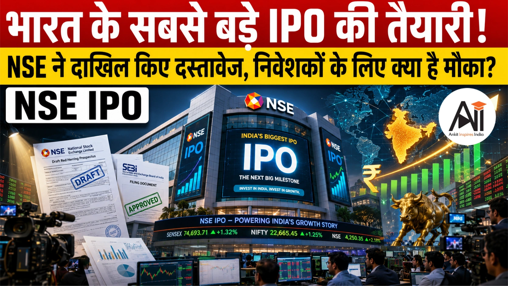 NSE IPO Filing: भारत के सबसे बड़े IPO की तैयारी - NSE ने दाखिल किए दस्तावेज, जानिए निवेशकों के लिए क्या है मौका?