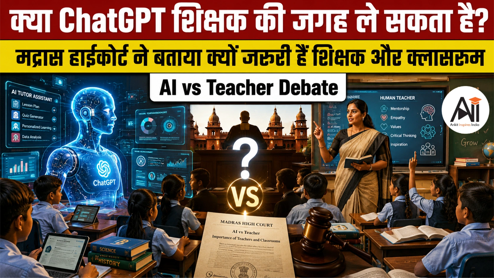 AI in Education: क्या ChatGPT शिक्षक की जगह ले सकता है? मद्रास हाईकोर्ट ने बताया क्यों जरूरी हैं शिक्षक और क्लासरूम