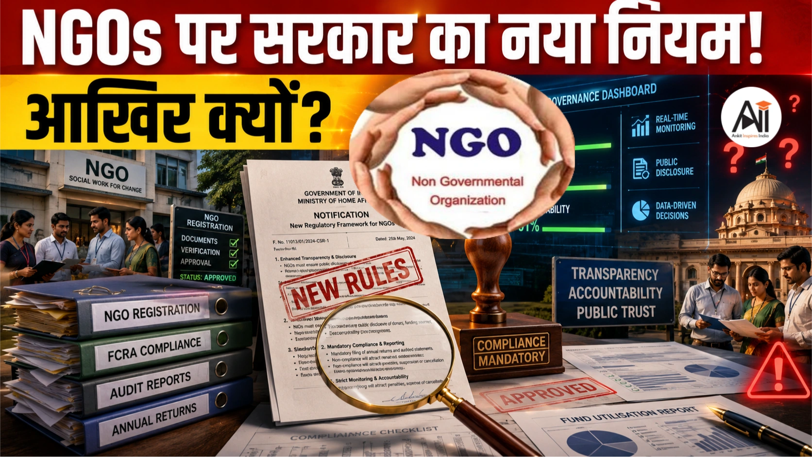 FCRA Rules for NGOs: अब विदेशी फंड लेना हुआ और मुश्किल? सरकार के नए नियमों से क्या बदल जाएगा