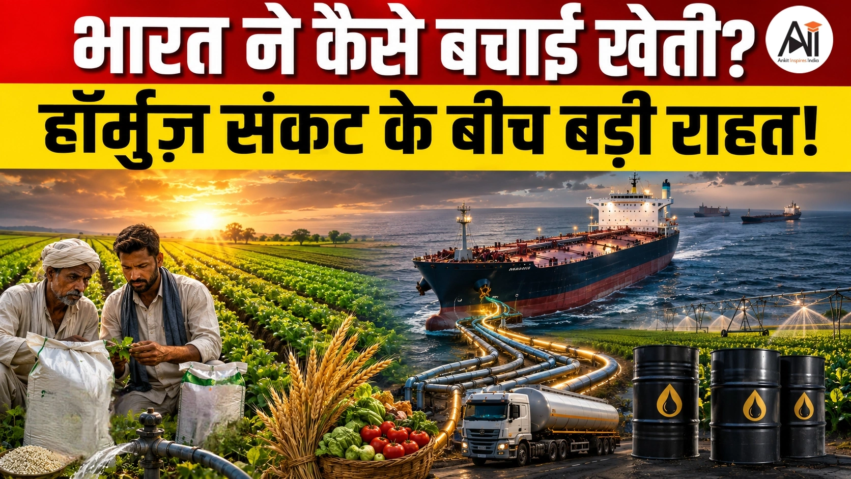 Hormuz से आई राहत! 15 जहाज़ों ने बचाई खेती? जानिए क्यों खुश हैं भारत के किसान