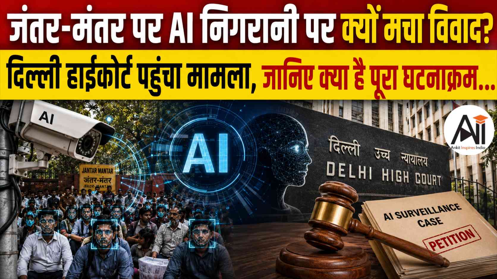 Delhi Police AI Surveillance: जंतर-मंतर पर AI निगरानी पर क्यों मचा विवाद? दिल्ली हाईकोर्ट पहुंचा मामला, जानिए क्या है पूरा घटनाक्रम