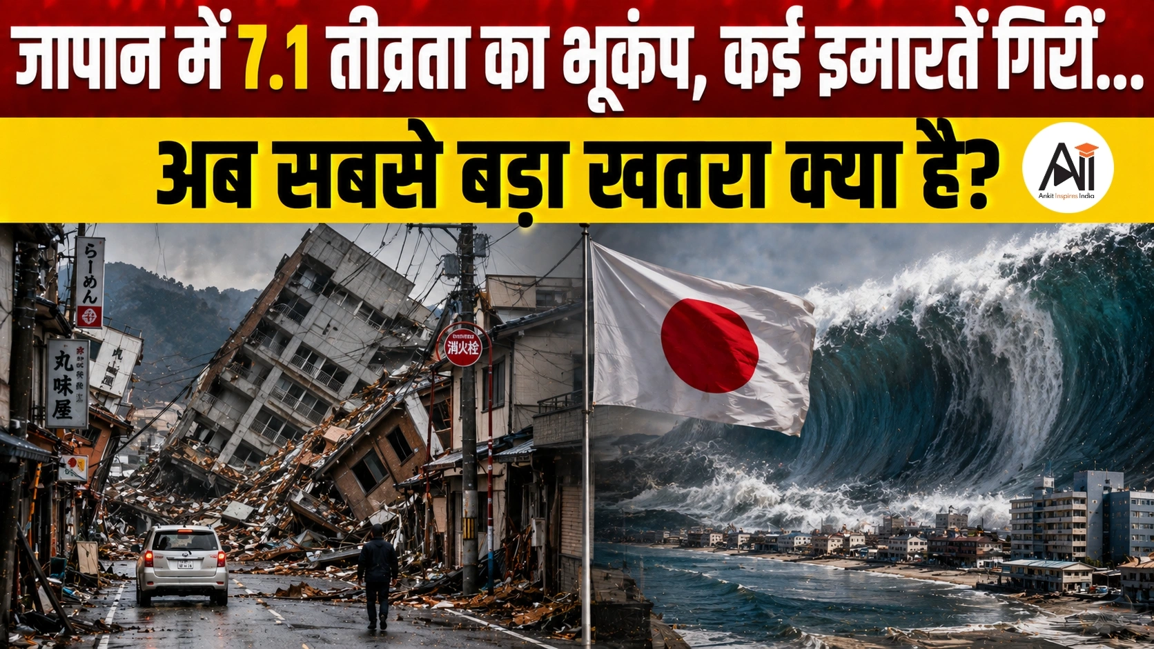 Earthquake in Japan: 7.1 तीव्रता के भूकंप से दहला जापान, इमारतें गिरीं, कई घायल... क्या बढ़ सकता है खतरा?