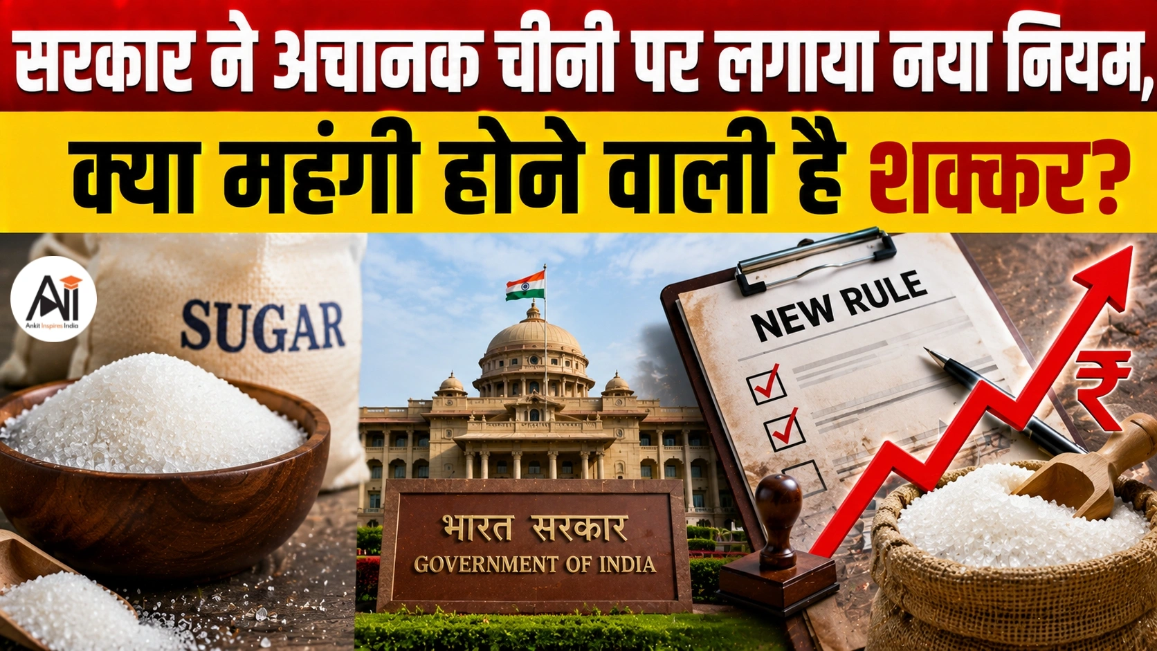 Sugar Stock Limit: क्या त्योहारों से पहले महंगी होने वाली है चीनी? सरकार ने अचानक क्यों लगाया स्टॉक रखने पर प्रतिबंध