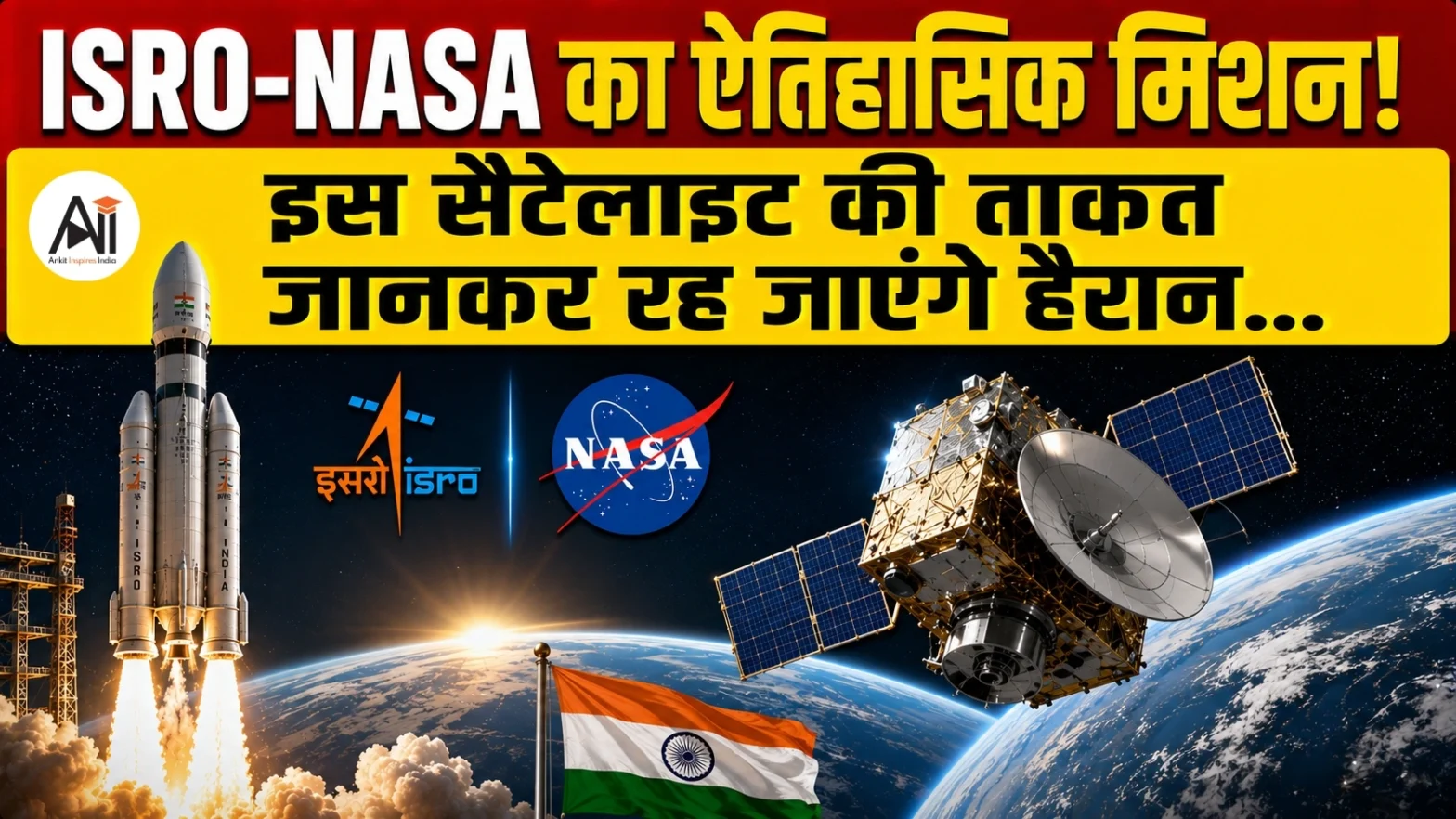 ISRO NASA NISAR Satellite