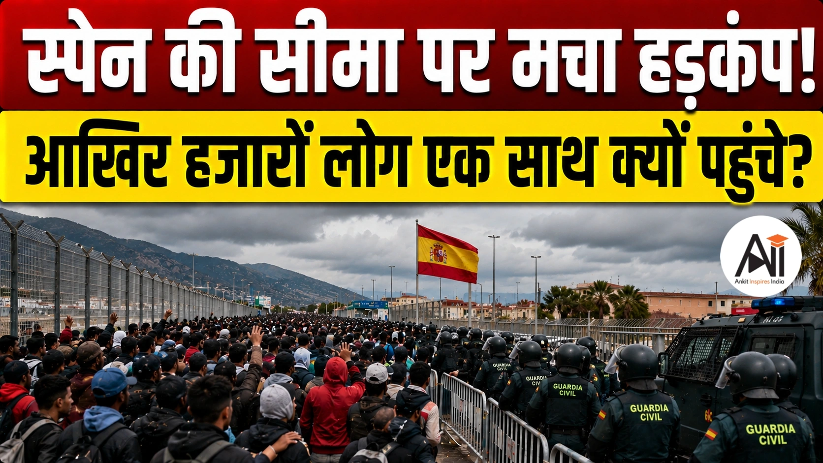 Spain Ceuta Border Crisis: आखिर मोरक्को से हजारों लोग अचानक स्पेन क्यों पहुंच गए? सीमा पर सेना उतारनी पड़ी!