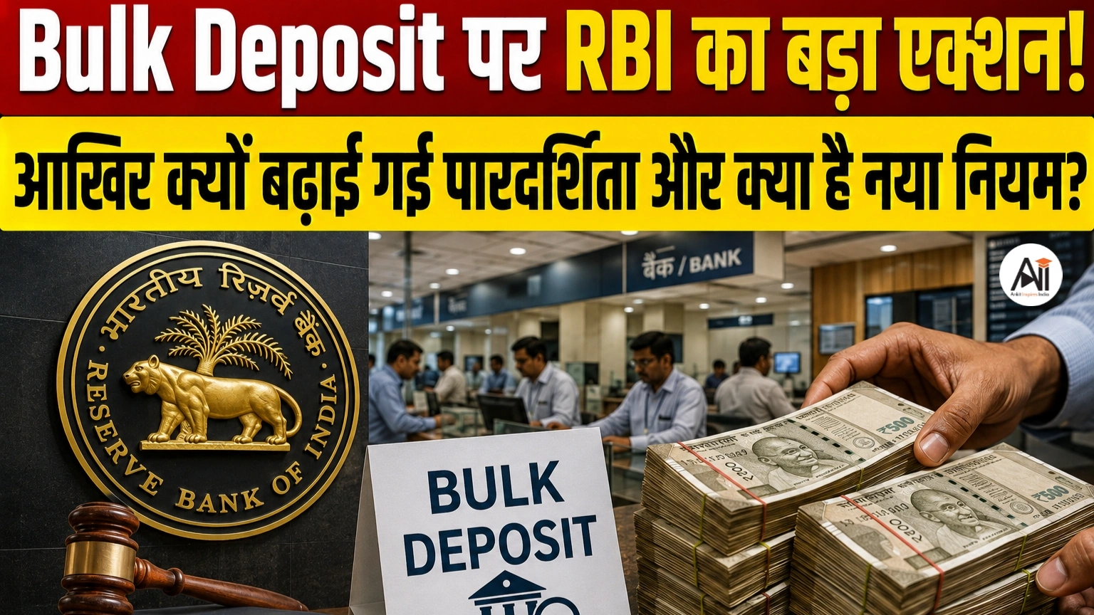 RBI Bulk Deposit Rules