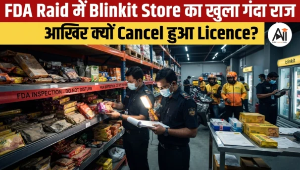 FDA Raid Blinkit Store
