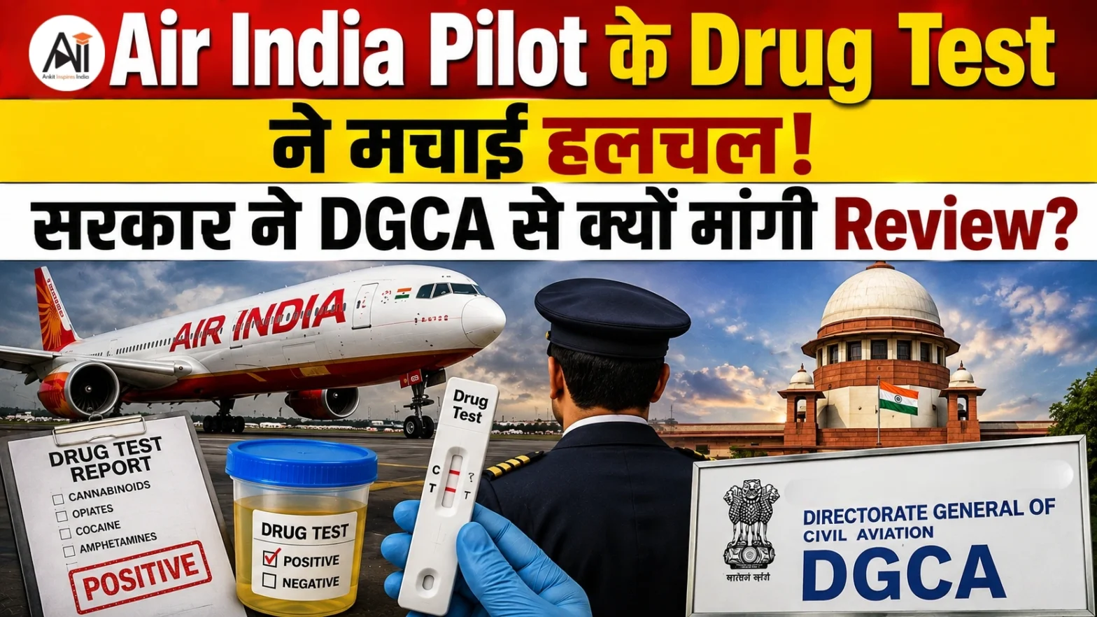 Pilot Dope Test Positive