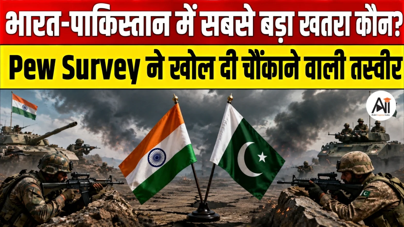 India Pakistan Pew Survey 2026