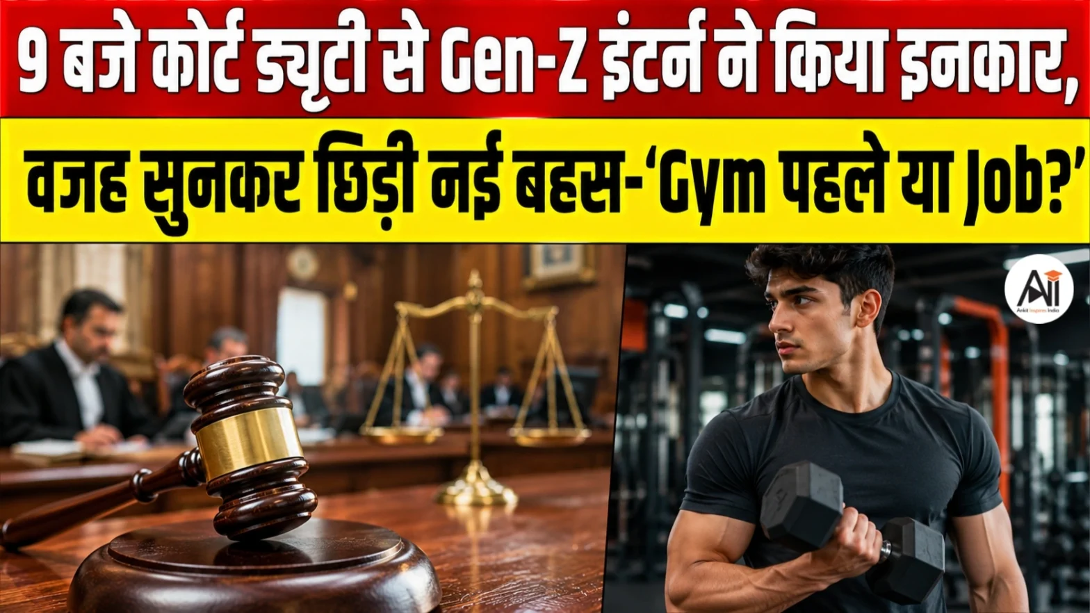 Gen Z Intern Refuses Court Duty for Gym